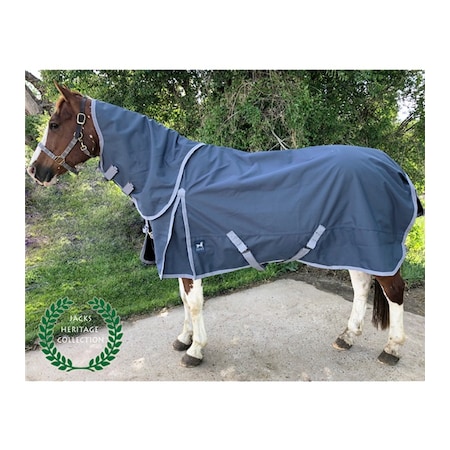 Jacks Boreas Ink Blue Turnout Blanket 1200 Denier with 350gm Lining 72" 4295-72